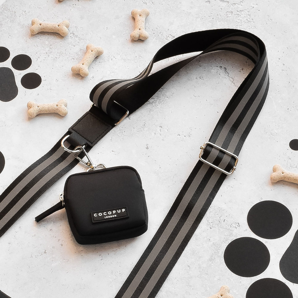 Dog Walking Bag Bundle - Reflective Black