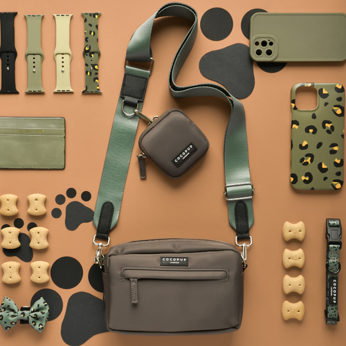 Dog Walking Bag Bundle - Plain Khaki