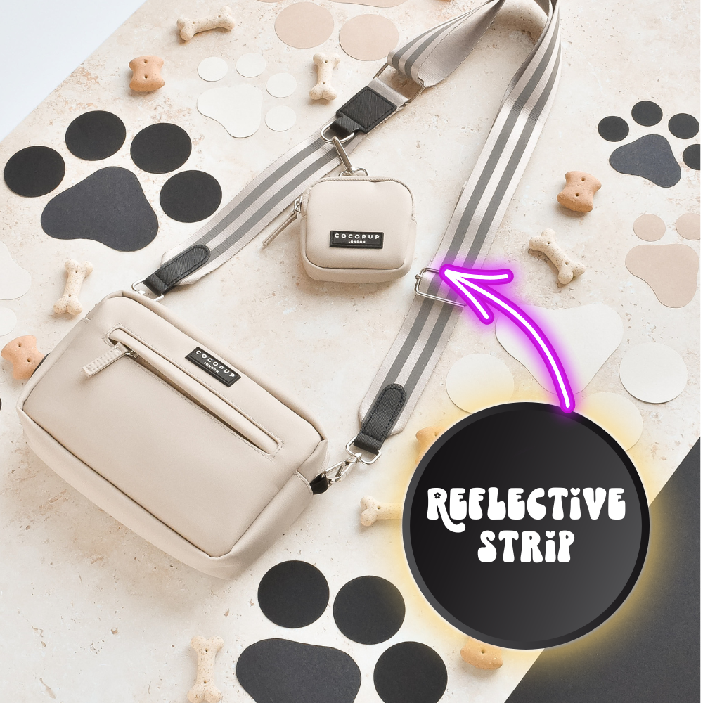 Dog Walking Bag Bundle - Reflective Nude