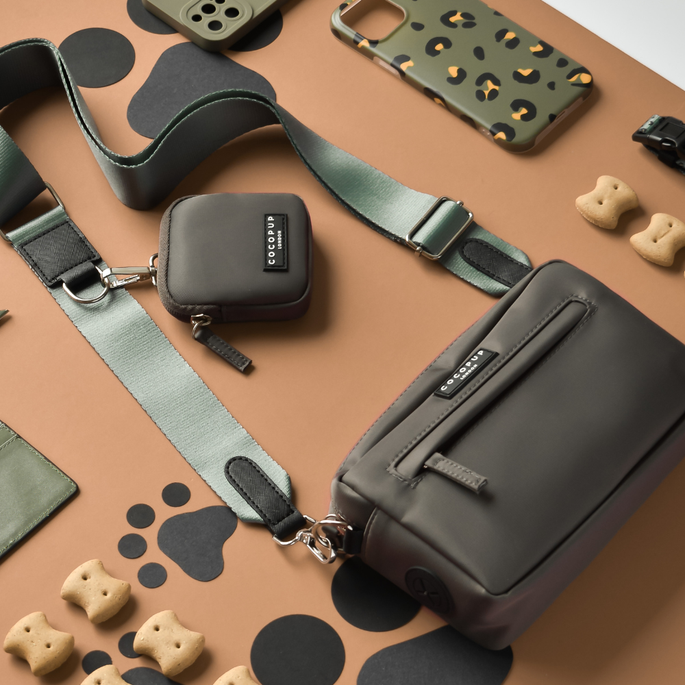 Dog Walking Bag Bundle - Plain Khaki