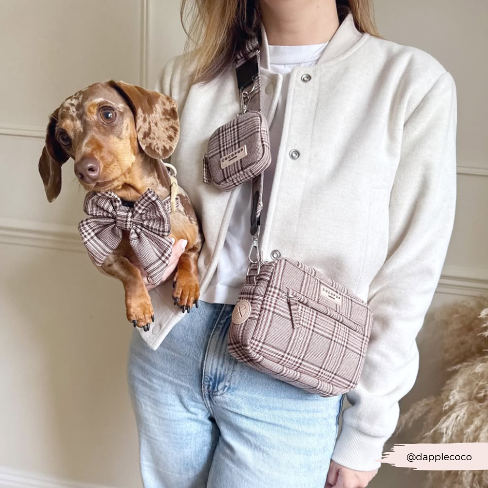Dog Walking Bag Bundle - Pup Plaid