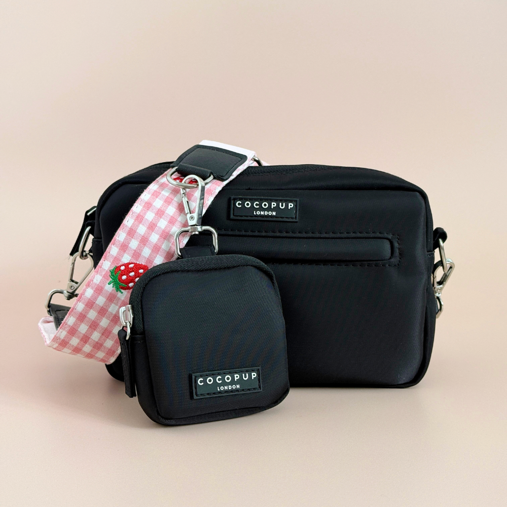 Dog Walking Bag Bundle - Strawberry Picnic Pup
